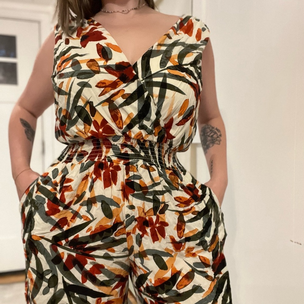 Tropical Jumpsuit WITH pockets!